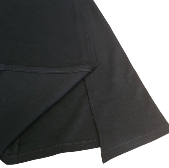 Eileen Fisher Mock-Neck K/L Knit  Dress F8TLU-D4309M Black NWT Black XS - Picture 15 of 17